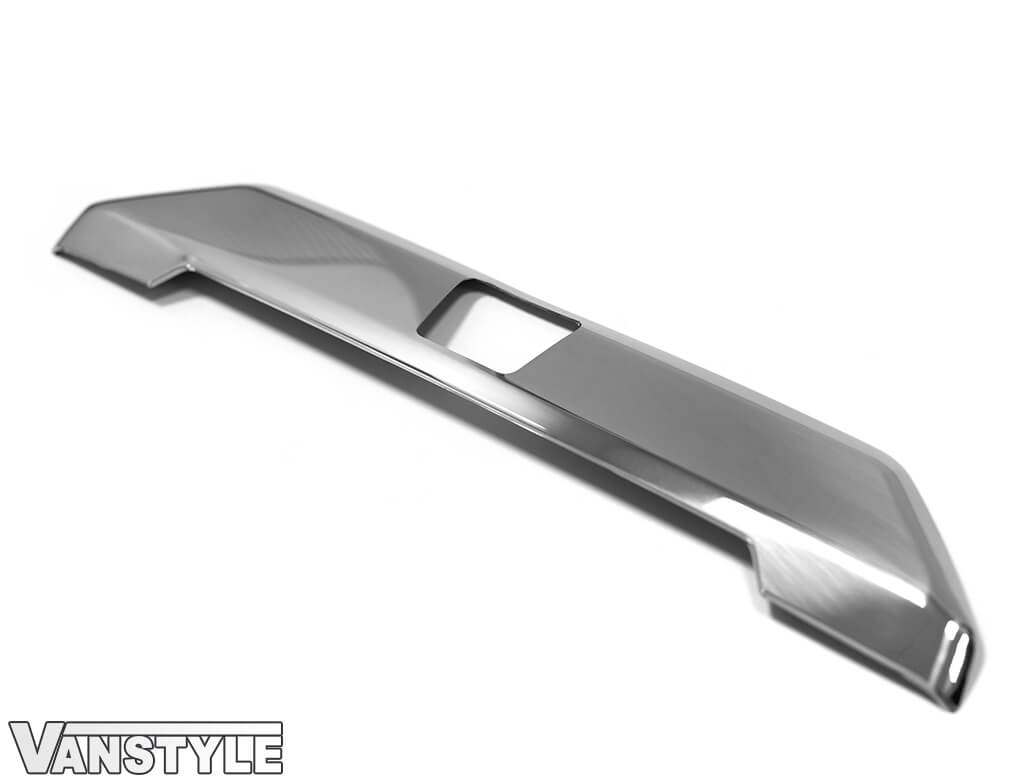 Ford Transit Custom Stainless Steel Tailgate Grab Handle Cover Vanstyle