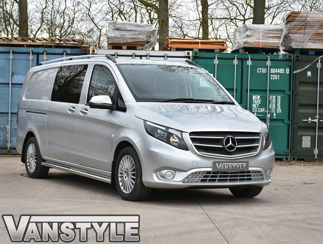 Mercedes Vito Chrome Polished ABS Mirror Covers