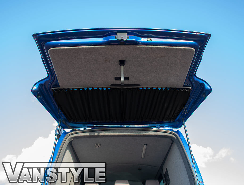 Tailored Blackout Curtain Black Tailgate Window VW T5 T6 Vanstyle