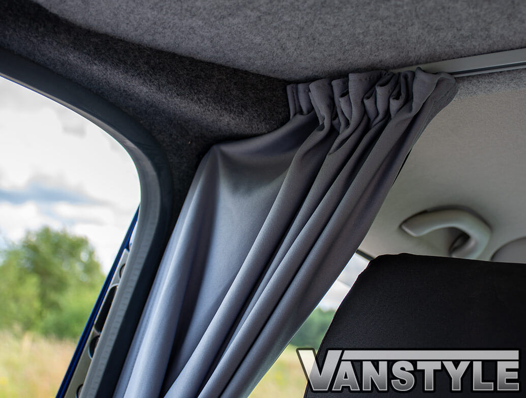 FOR VW T5 T6 TAILORED FIT BLACK OUT CAB DIVIDER SEPARATOR CURTAIN - New  Look Auto Design