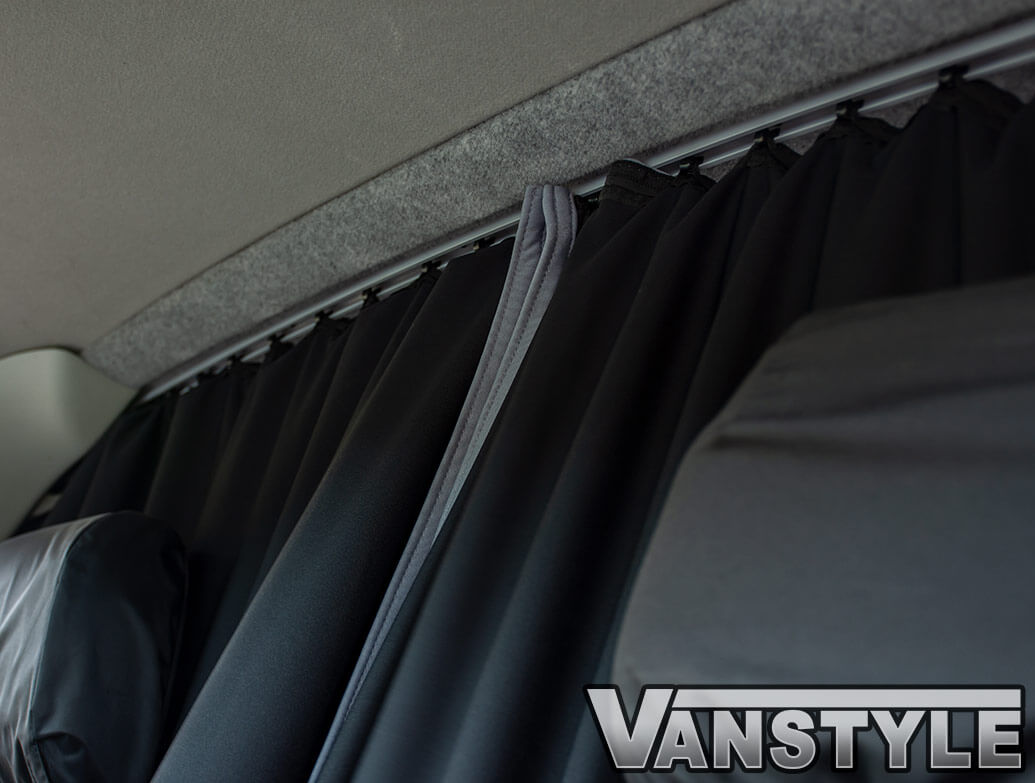 Tailored Blackout Curtain - Grey - Cab Divider - VW T5 T6 03