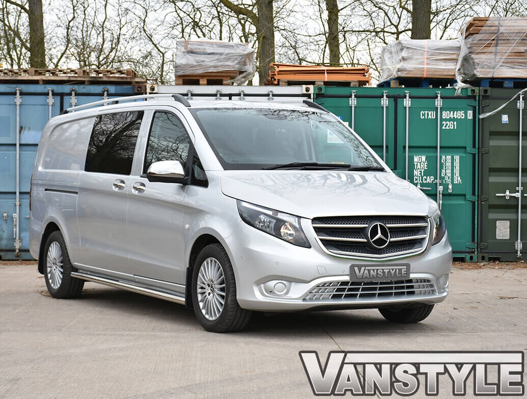 Side Bars 60mm Polished Stainless Steel Vito Vanstyle