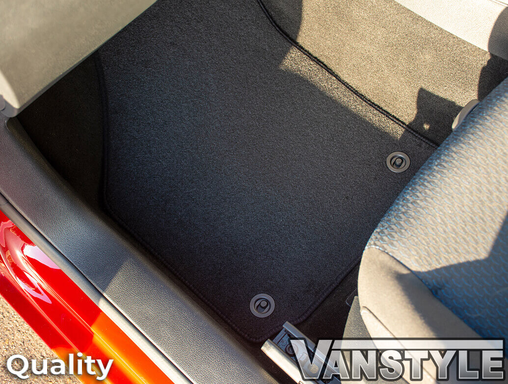 Volkswagen Caddy Velour Carpet Tailor Fitted Car Mats Tufted 2004-