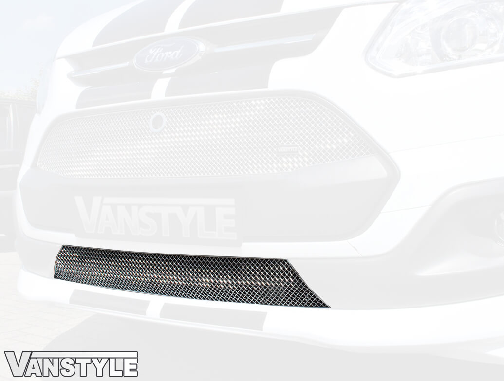 Front Bumper Grille For Ford Transit Custom (2012-2018) – Black Mesh, High Quality OE Replacement