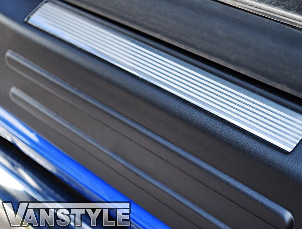 VW Front ABS Sill Entry Kick Plate Guards T5 0315 T6 15 Vanstyle