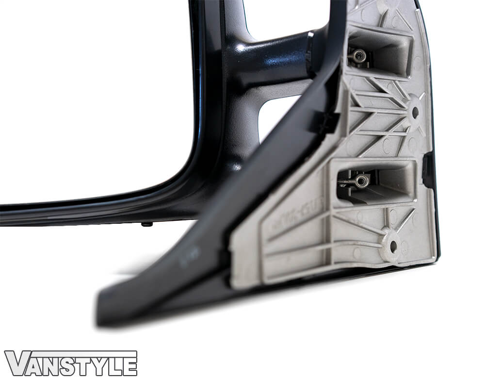 Complete LH Wing Mirror in Textured Black - VW T4 90-03