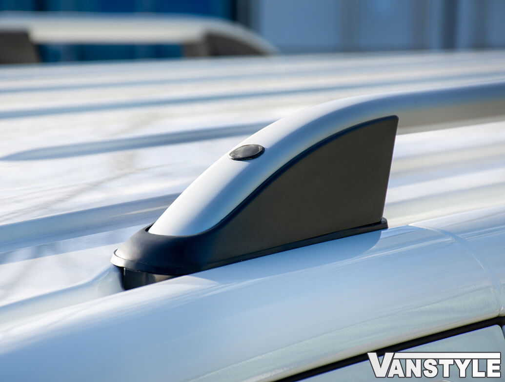 Satin Silver Aluminium Roof Rail Bars - VW T5/T6 03> - SWB/LWB