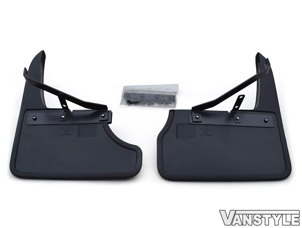Dirt Catcher Splash Flaps Front + Rear Set For VW T5 T5.1 (2003-) & T6 T6.1 (2015-)