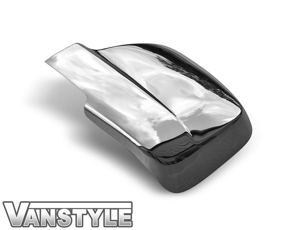 Polished Stainless Steel Wing Mirror Covers - Hyundai i800/iLoad