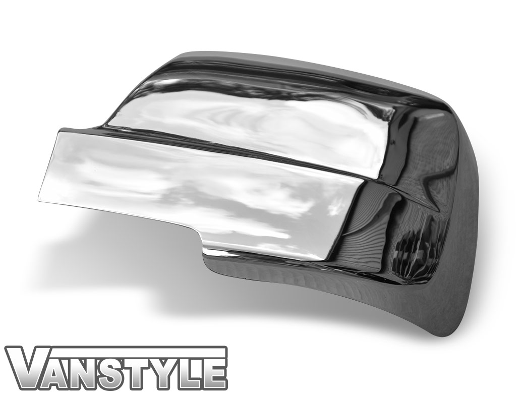 Polished Stainless Steel Wing Mirror Covers - Hyundai i800/iLoad