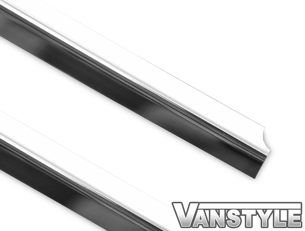 Polished Stainless Steel 2pcs Window Trims - Hyundai i800/iLoad