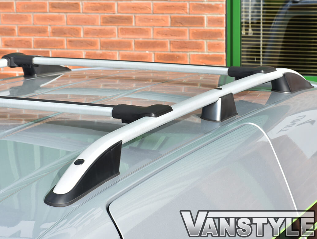 VW Caddy Silver Roof Bars & Cross Bar Set