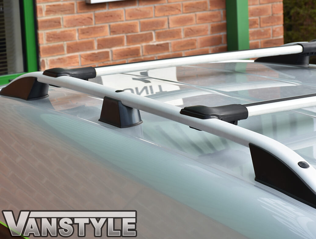VW Caddy Silver Roof Bars & Cross Bar Set