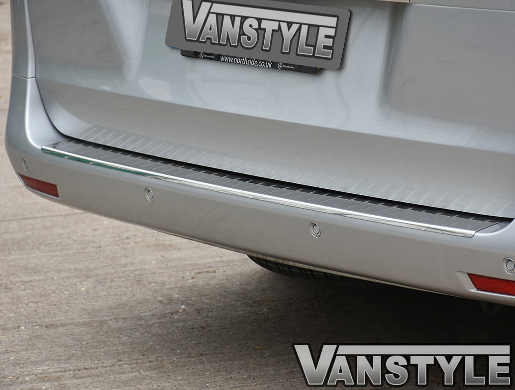 Mercedes Vito Polished Rear Bumper Protector 2014>