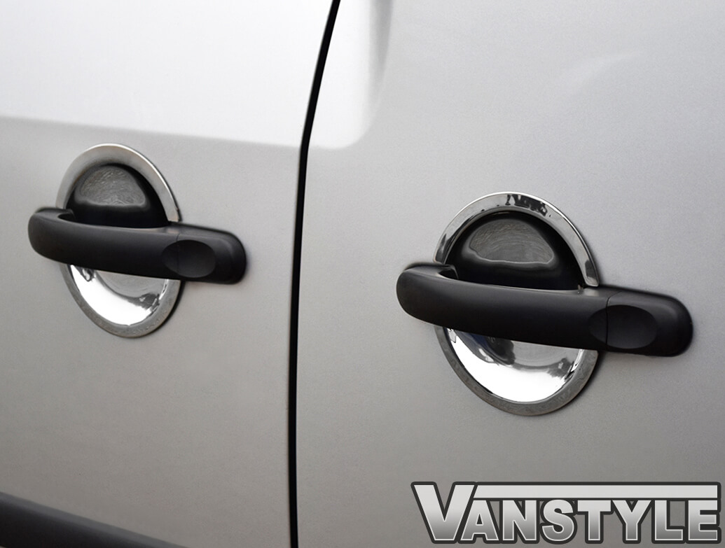 Stainless Steel Door Handle Insert Trim - VW T5 T6 Caddy