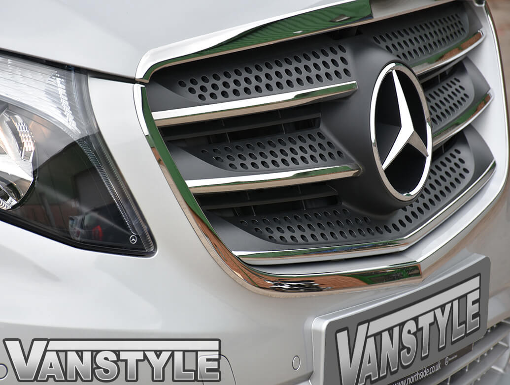 Griglia Anteriore Per Mercedes-Benz VITO W447 PANAMERICANA AMG GT OPTIK
