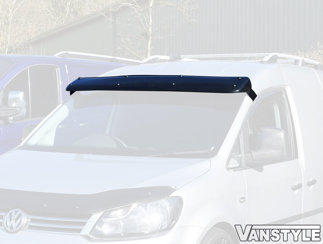 Black Acrylic High Impact Sun Visor - VW Caddy & Maxi