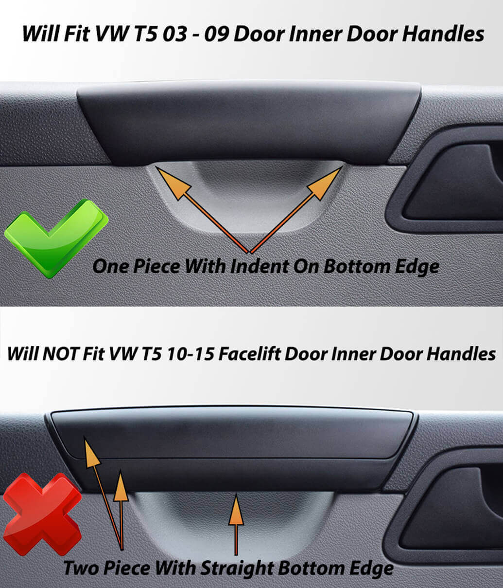 screws VW Transporter T5 interior door handle backing P/S READ FULL TEXT