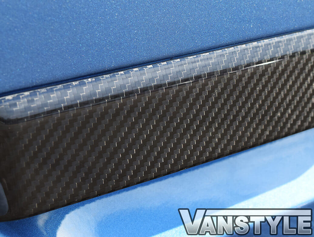 Tailgate Door Handle Cover Carbon Fibre - VW T6 2015>