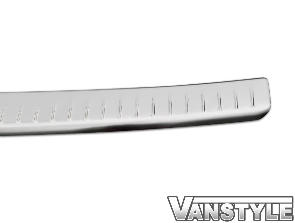 Stainless Steel Brushed Rear Bumper Protector VW T5 03-15