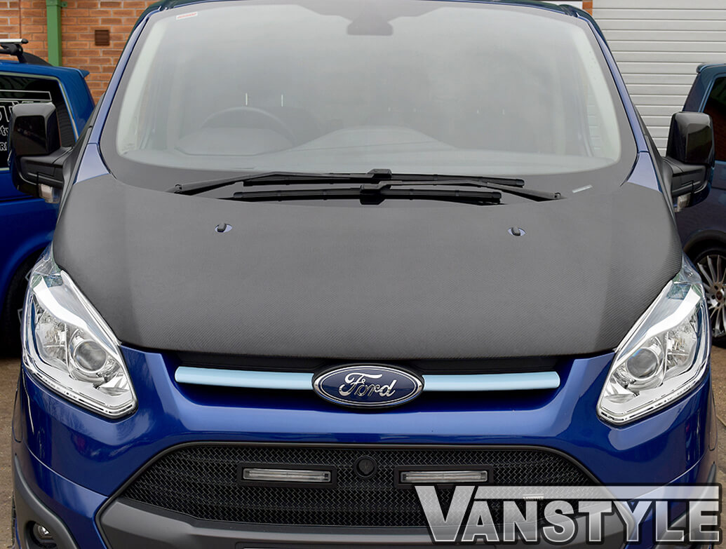 FORD TRANSIT CUSTOM FULL BRA QUALITY FIT PROTECTOR COVER CARBON EFFECT eBay