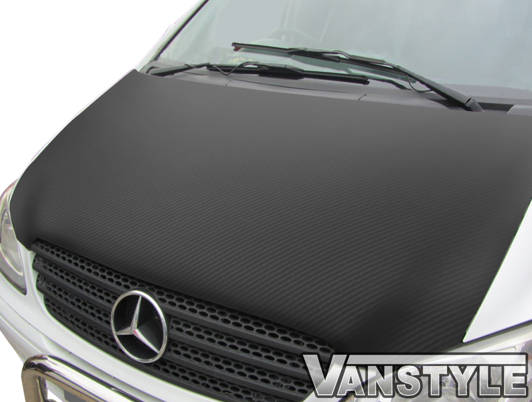 Full Length Carbon Effect Bra Mercedes Vito 03 14 Vanstyle