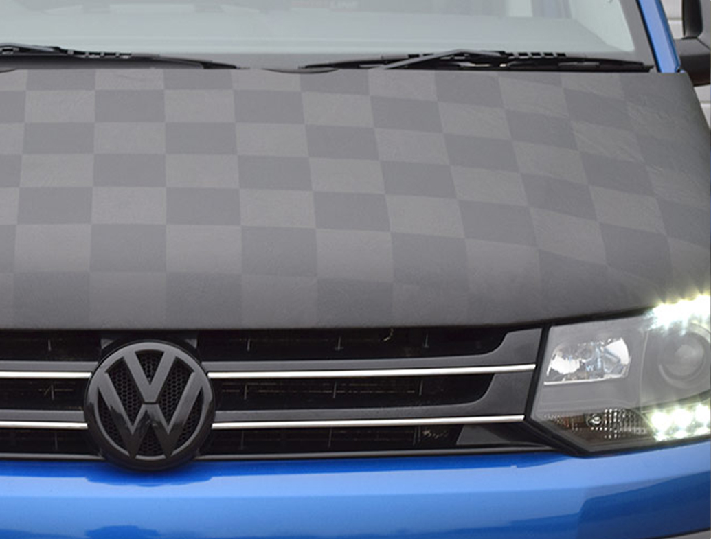 Haubenbra Chip Protection Compatible with VW T5.1 2010-2015, Black Cap Haubenbra Chip Protection Compatible with VW T5.1 2010-2015, Black Cap