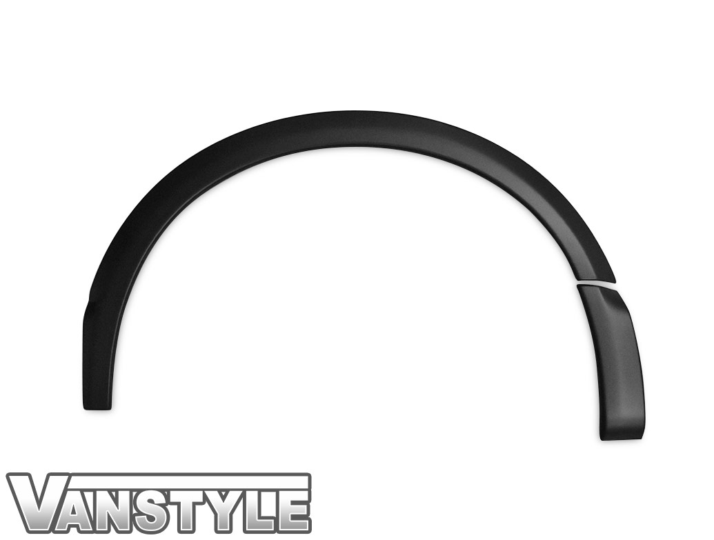 ABS Textured Black Wide Wheel Arch Covers - VW T5 03-15