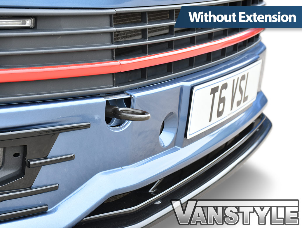 highline VW T5 van, sportline T5GP T5.1 T6 Towing eye extension trendline