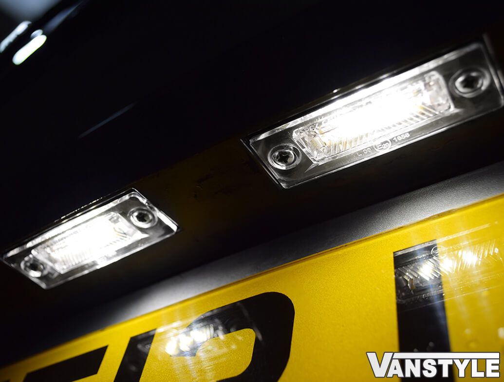 2 x premium LED license plate lighting license plate lights for VW van T5