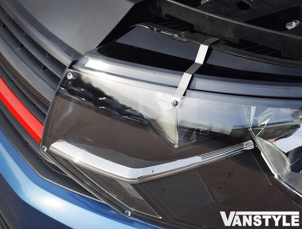 Genuine VW T6 Acrylic Headlight Protectors - 2015 Onward