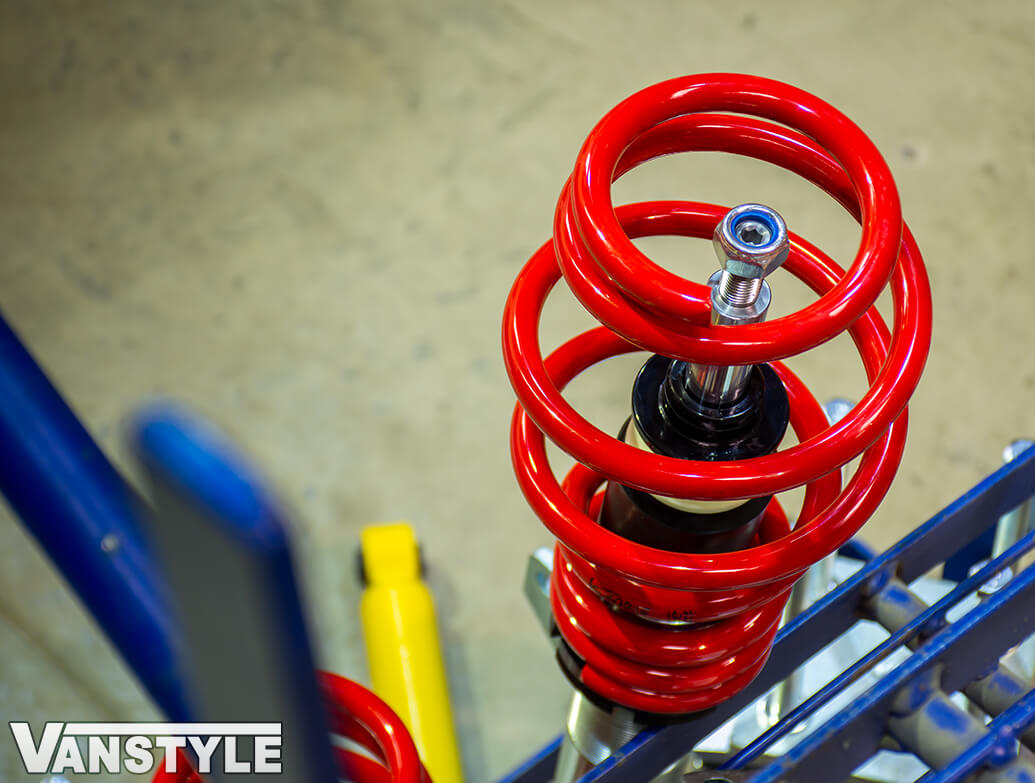 VMaxx Height Adjustable Suspension Coilover Set VW Caddy 04 21 Vanstyle