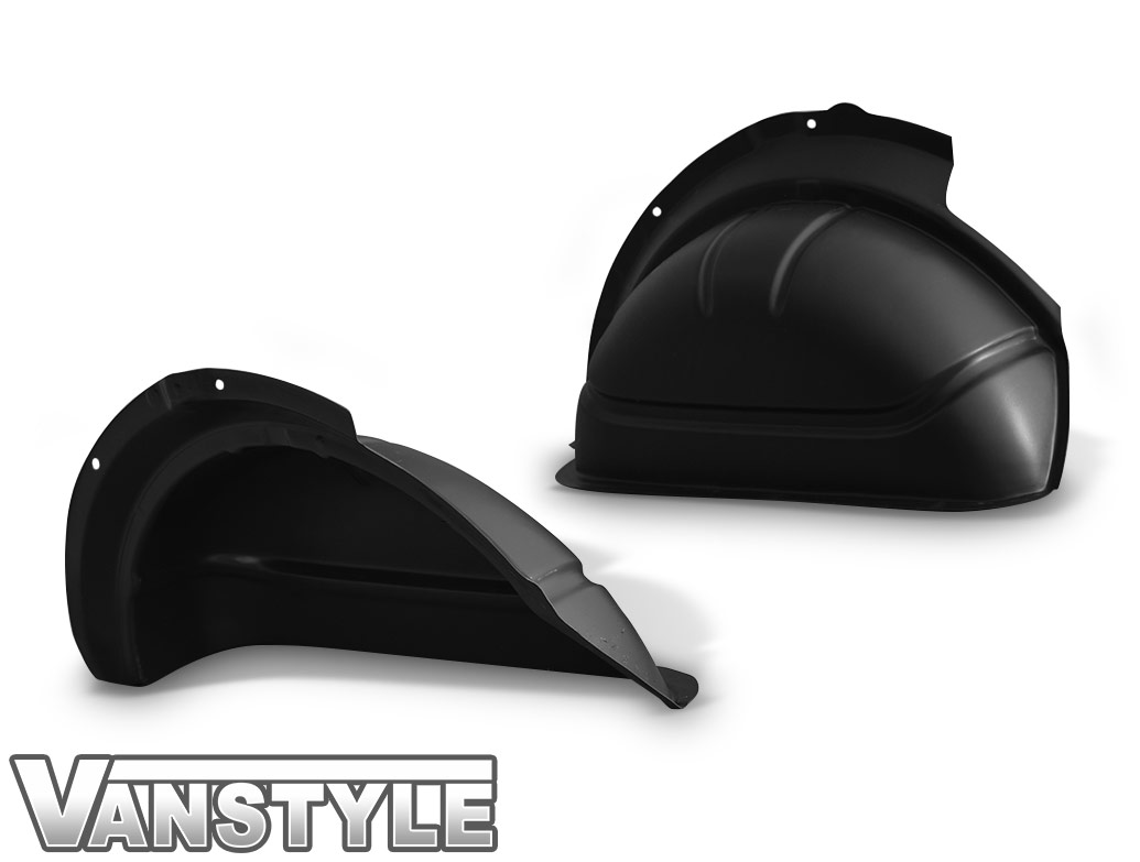 Black ABS Inner Wheel Arch Covers SWB Single Door VW T5 T6 Vanstyle
