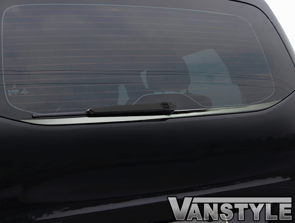 Rear Tailgate Window Trim Stainless Steel Mercedes Vito 14 Vanstyle