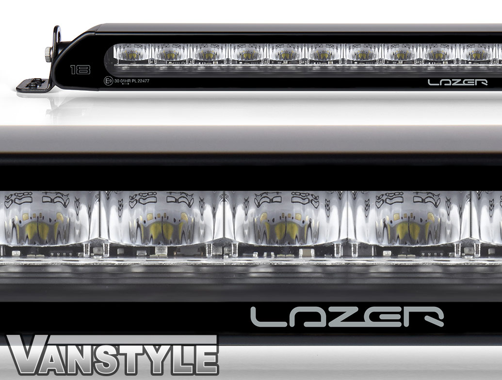 Lazer Linear-18 Black Led Spot-Light - Single Unit - Universal