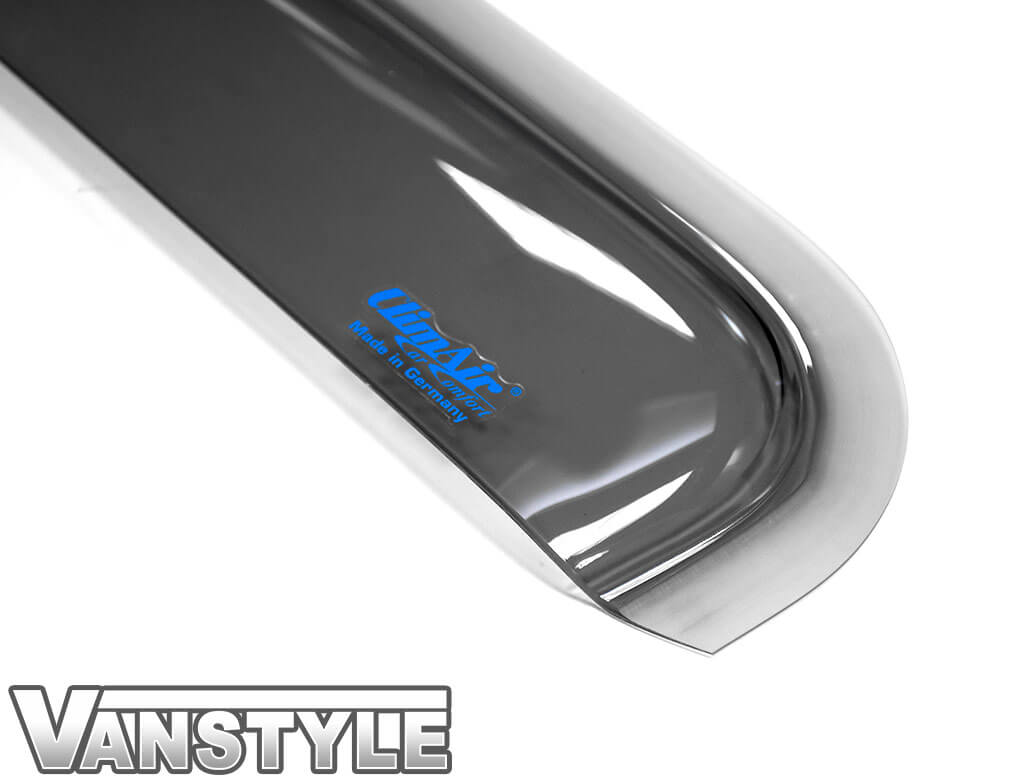 Climair Front Smoked Wind Deflectors Mercedes Sprinter 2018 Vanstyle