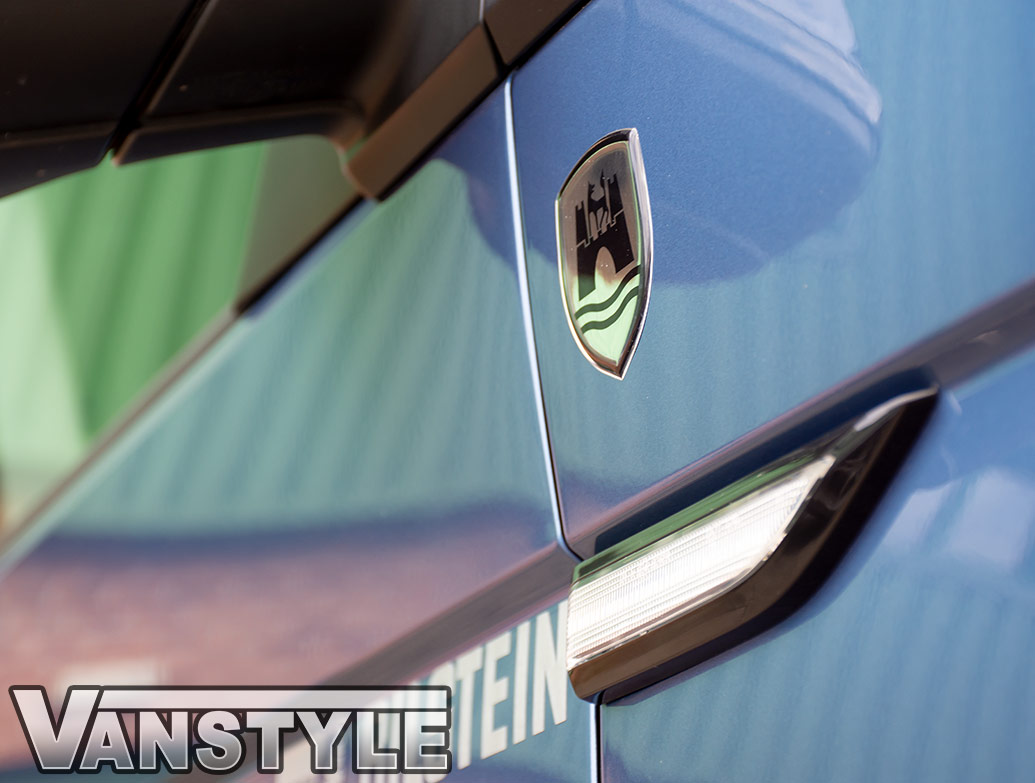 Genuine VW Wolfsburg Crest Decal Gel Sticker Badge x 2
