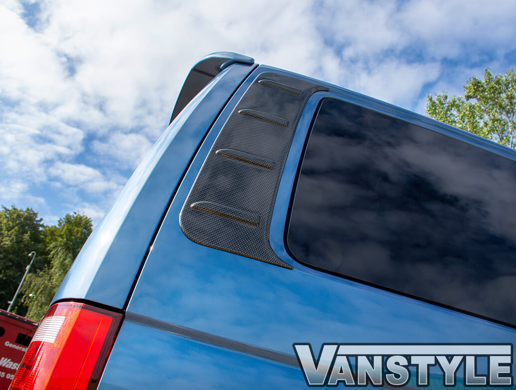 ABS Carbon Effect Outer Rear Side Panels - VW T5 & T6