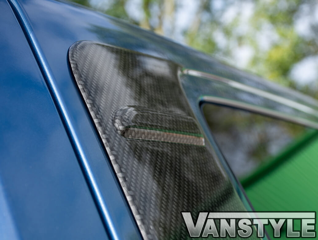 ABS Carbon Effect Outer Rear Side Panels - VW T5 & T6