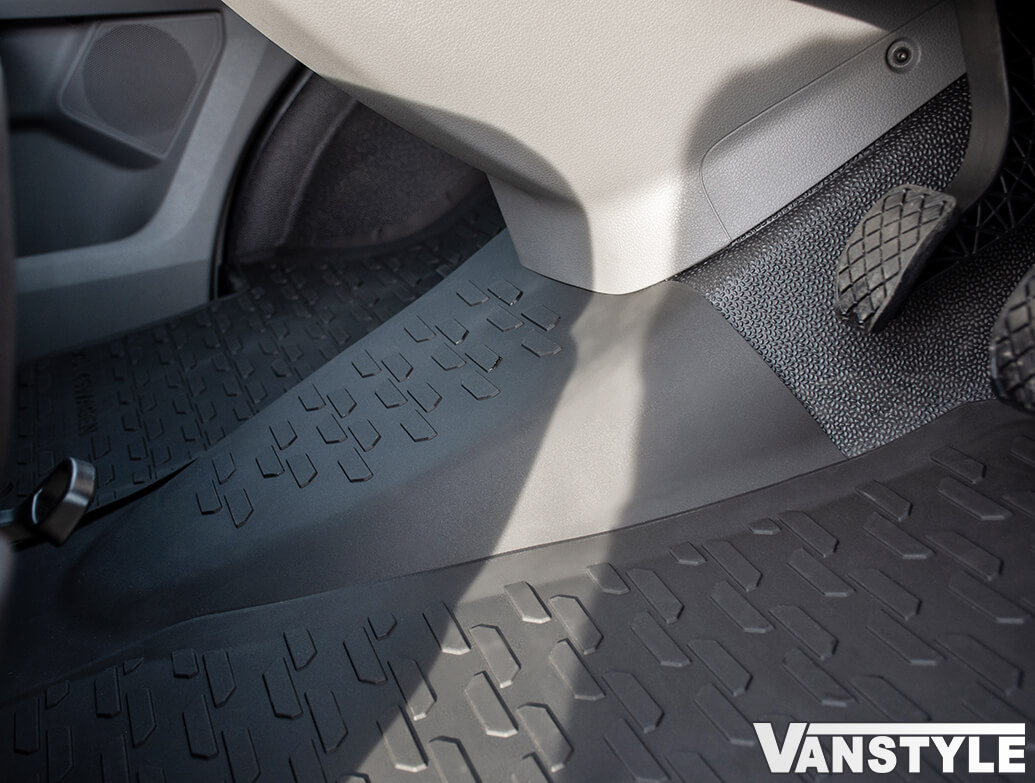 Genuine VW All-Weather Rubber Front Mats 3Pcs - VW T6.1 19>