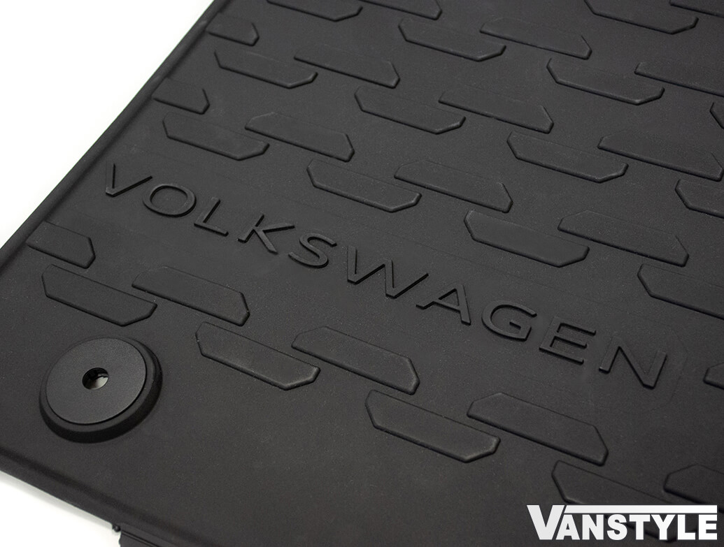 Genuine VW All-Weather Rubber Front Mats 3Pcs - VW T6.1 19>