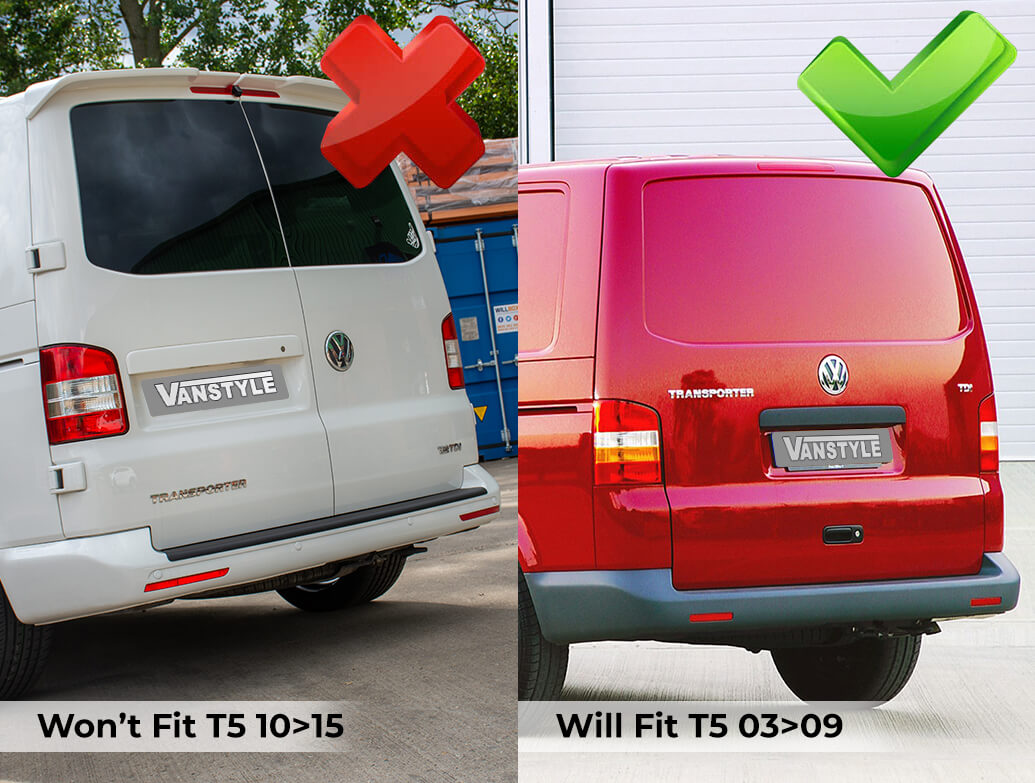 Ultimate Components Red Rear Bumper Reflector For VW Transporter T4 Van (1991-2003) – Left Side (Passenger)