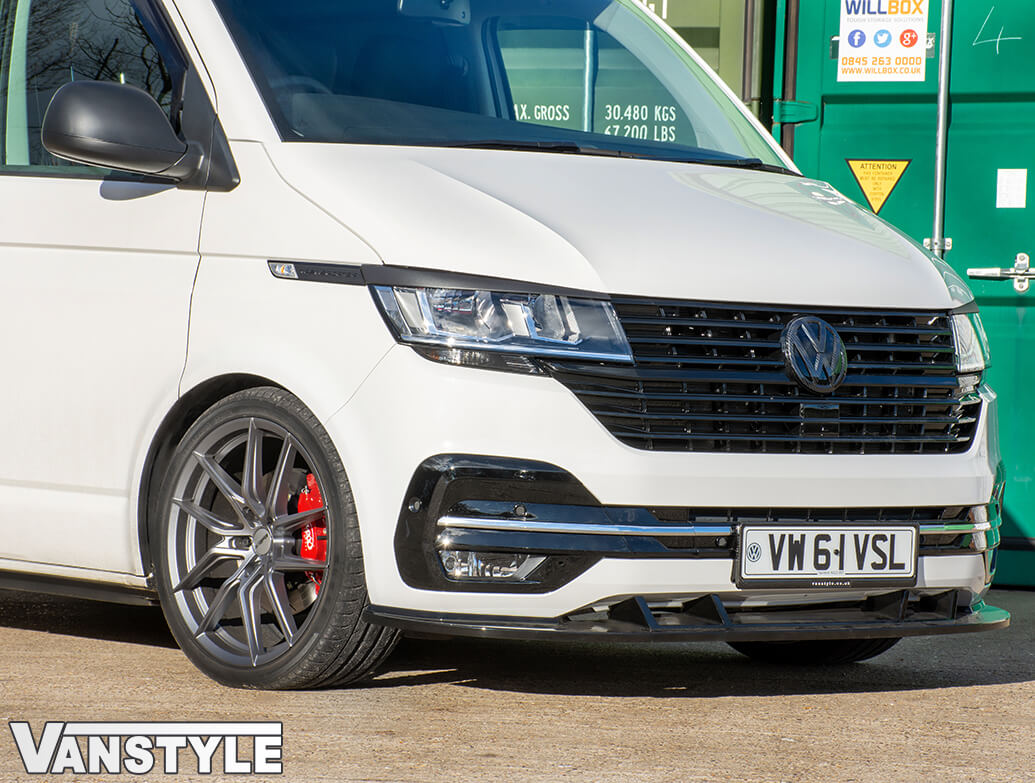 ABS Headlight Brows In Textured Black - VW T6.1 Transporter 19>
