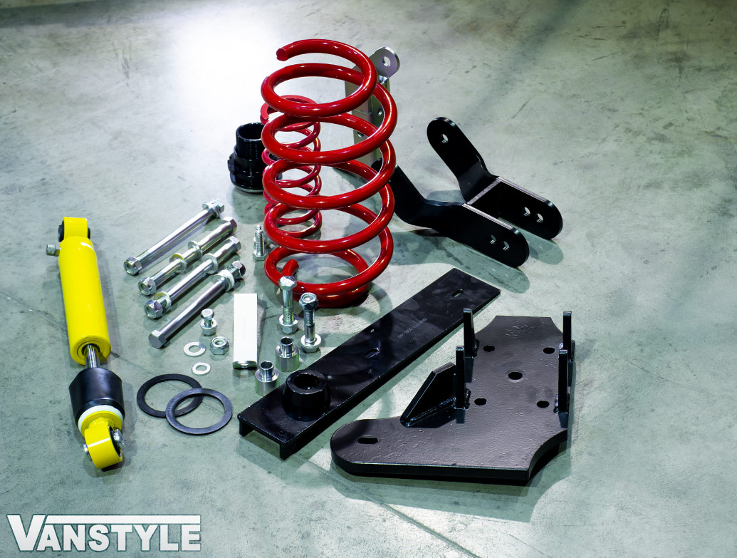 VMaxx Lowering Suspension Coilover Kit Transit Custom 12 14 Vanstyle