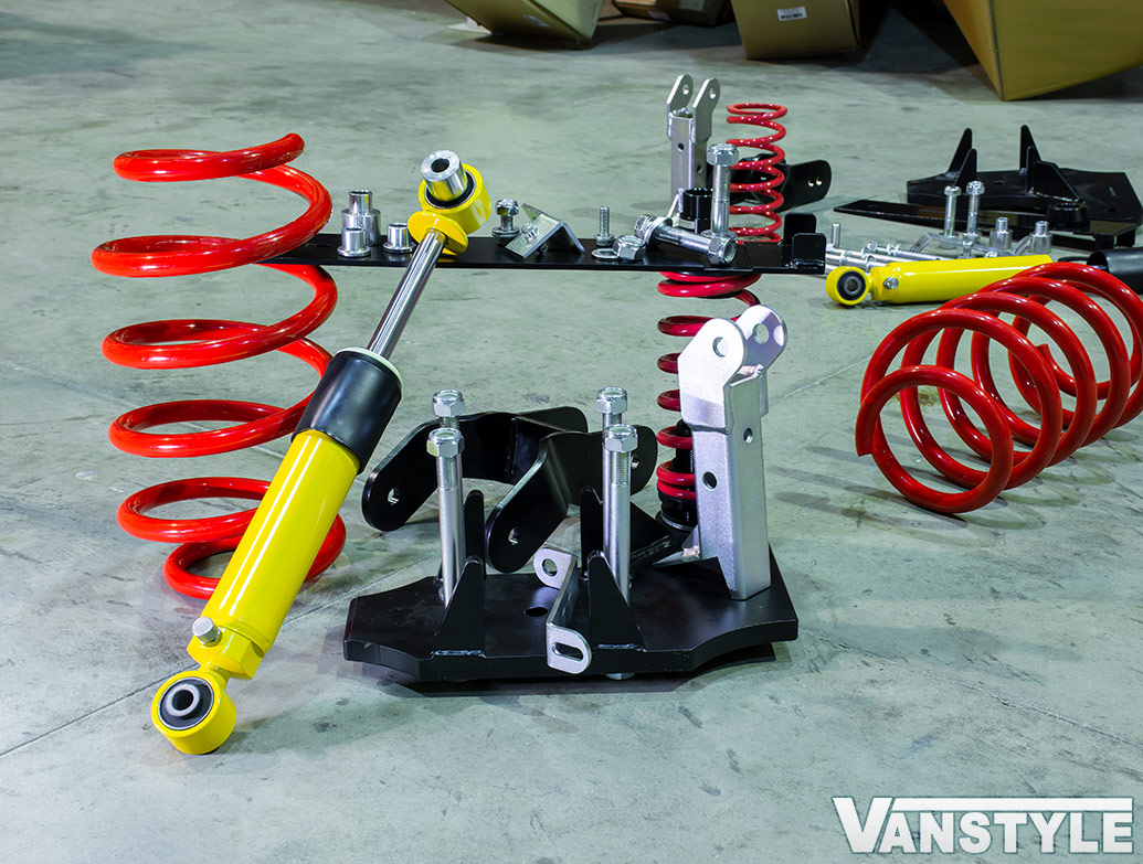 VMaxx Lowering Suspension Coilover Kit Transit Custom 12 14 Vanstyle
