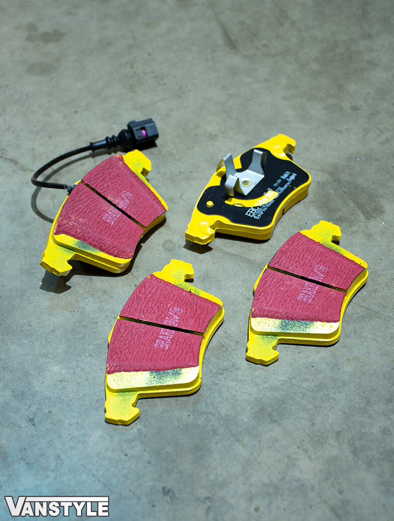 EBC YellowStuff Brake Pads 308mm 333mm Front Discs VW T5 T6 Vanstyle