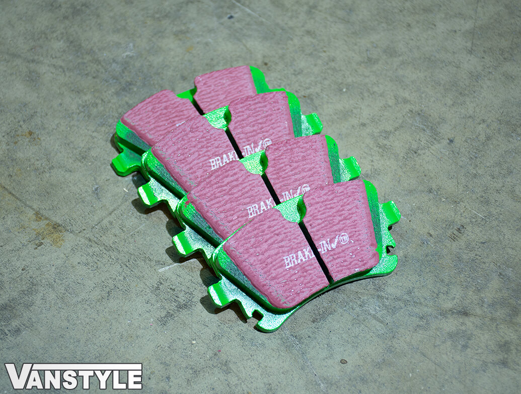 EBC GreenStuff Brake Pads 294mm Rear Discs VW T5 T6 Vanstyle