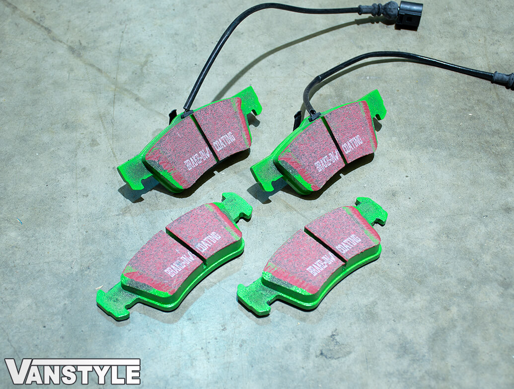EBC GreenStuff Brake Pads 314mm Rear Discs VW T5 T6 Vanstyle