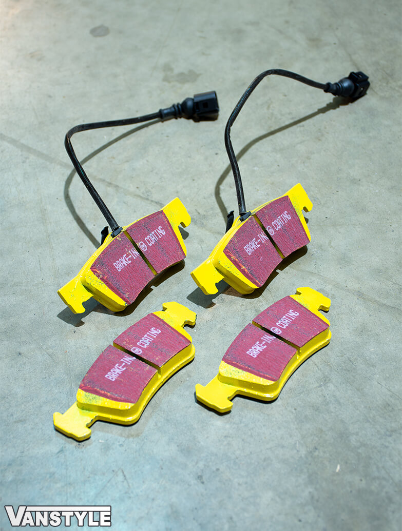EBC YellowStuff Brake Pads 308 333mm 314mm Discs VW T5 T6 Vanstyle