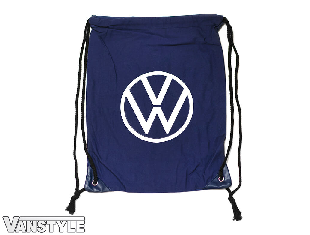 Genuine VW Dark Blue Volkswagen Collection Gym Bag